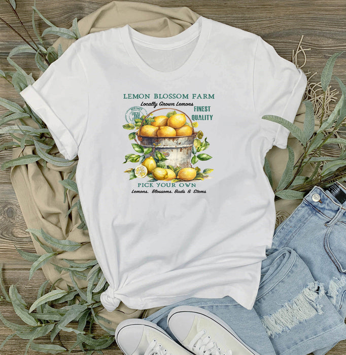 Bucket of Lemon Blossom Farm T-Shirt