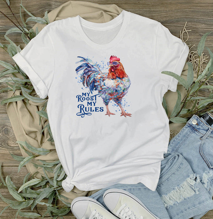 My Roost My Rules Country Rooster T-Shirt