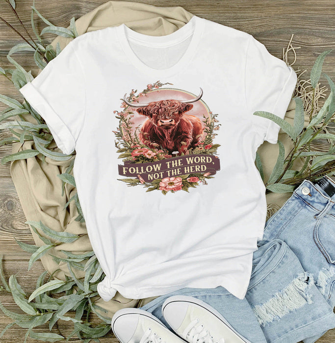 The Word not the Herd Western Spiritual T-Shirt
