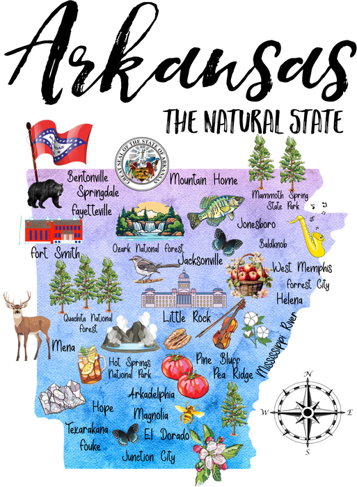 Arkansas State Map