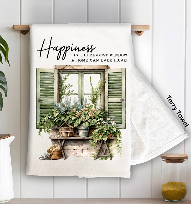 Happens is the Biggest Window Terry Cloth Towel