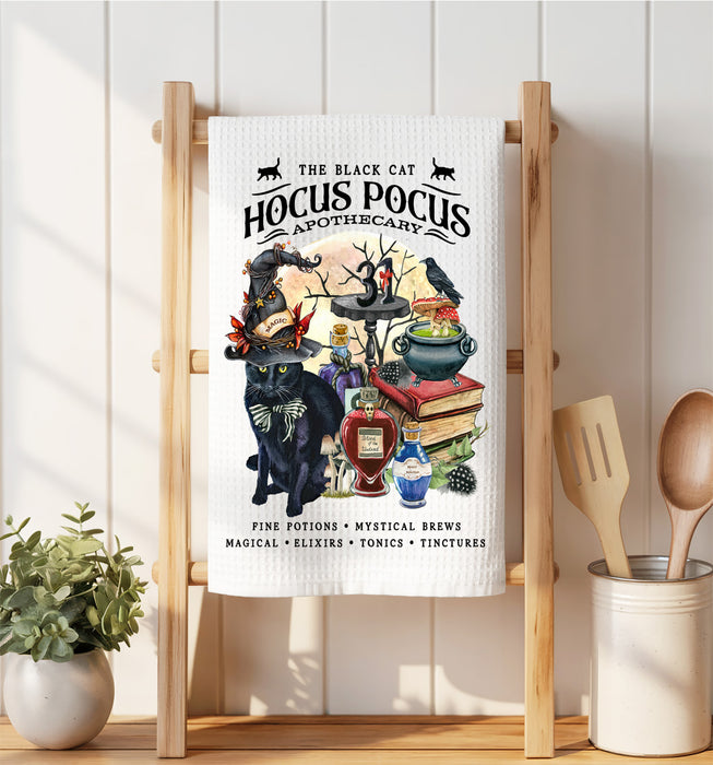 Haloween Hocus Pocus Apothecary Waffle Weave Towel