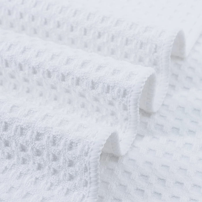 Mother's Day Wild Flowers Mom Waffle Weave Towel