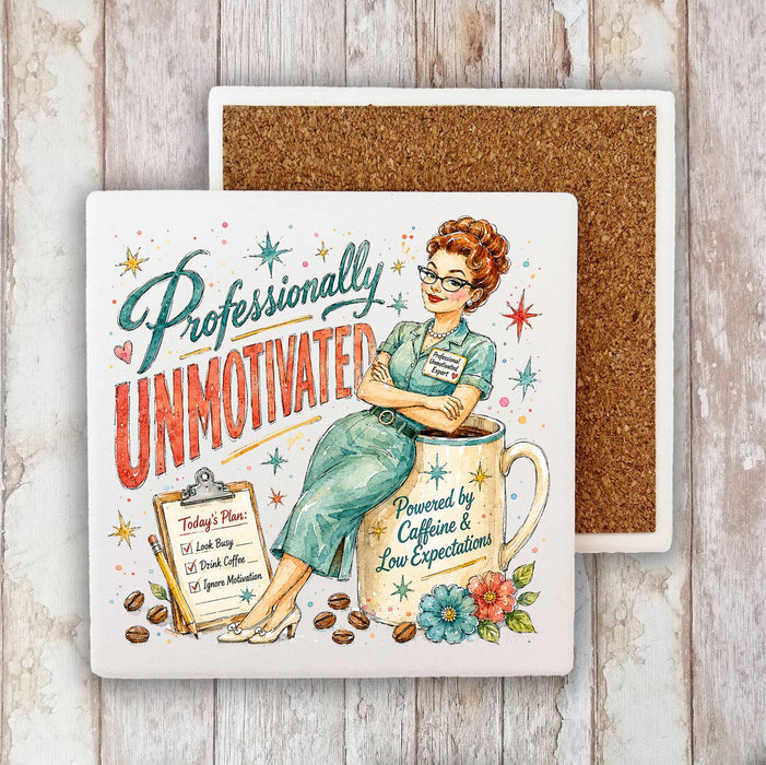 Housewives Professionally Unmotivated Stone Coaster