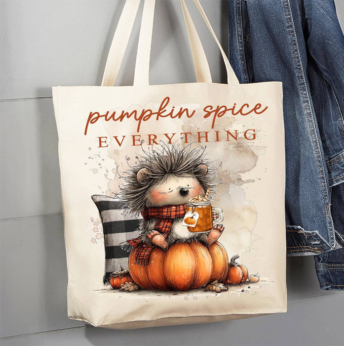 Pumpkin Spice Evrything  Canvas Tote Bag
