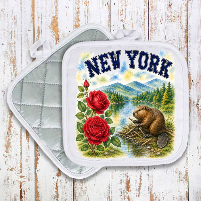 New York State Bird and Animal Pot Holder