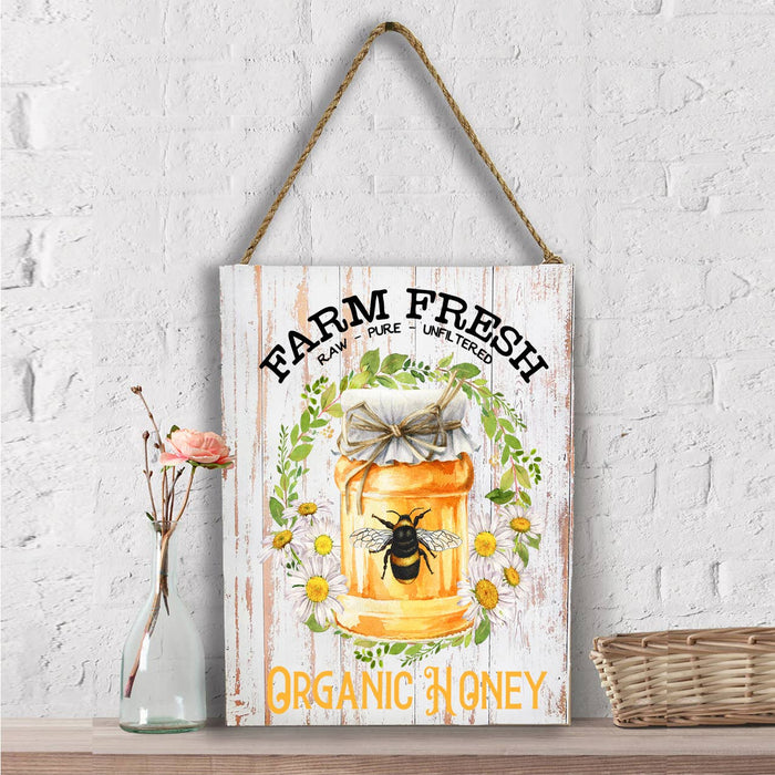Farm Fresh Honey Bees Wall Decor