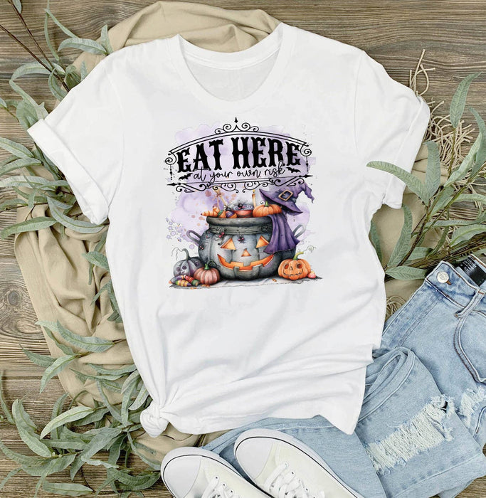 Halloween Eat at your Own Risk T-Shirt