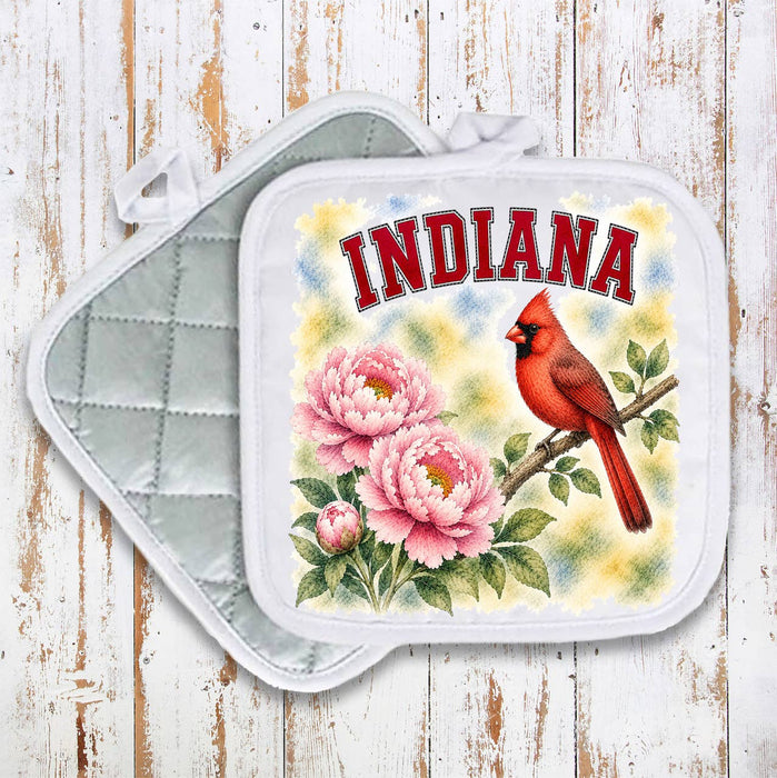 Indiana State Bird and Animal Pot Holder
