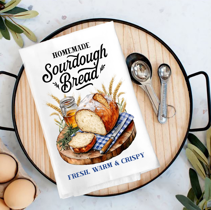 Homemade Sourdough Bread Tea Towel