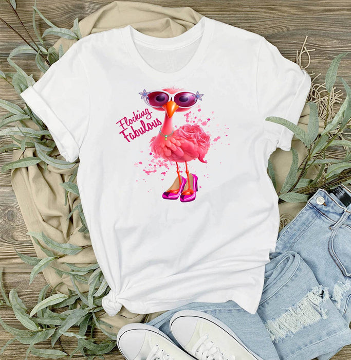 Flamingo Flocking FabulousT-Shirt