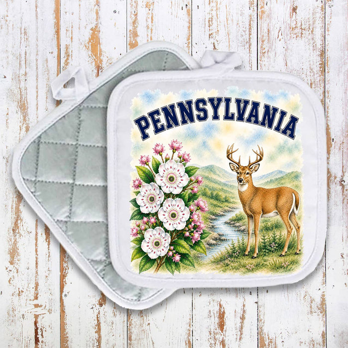 Pennsylvania State Bird and Animal Pot Holder