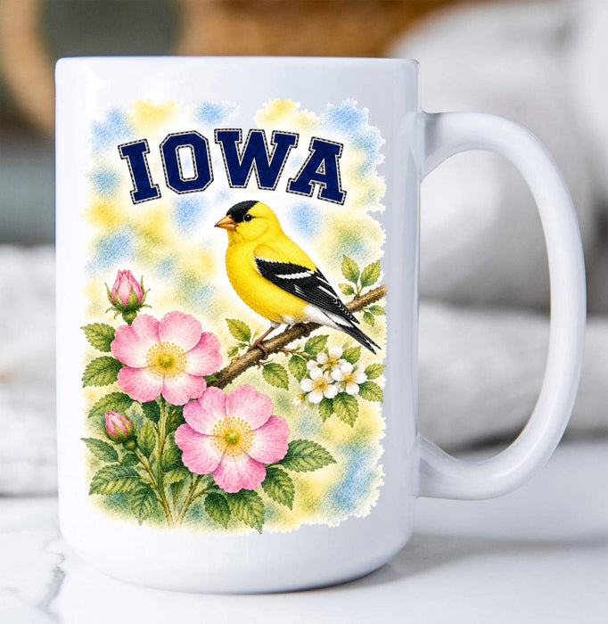 Iowa State Bird and Animal Coffee Mug