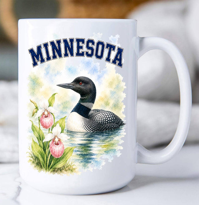 Minnesota State Bird and Animal Coffee Mug
