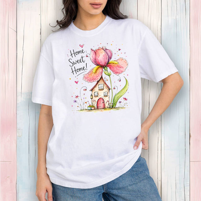 Home Sweet Home Spring Flowers T-Shirt