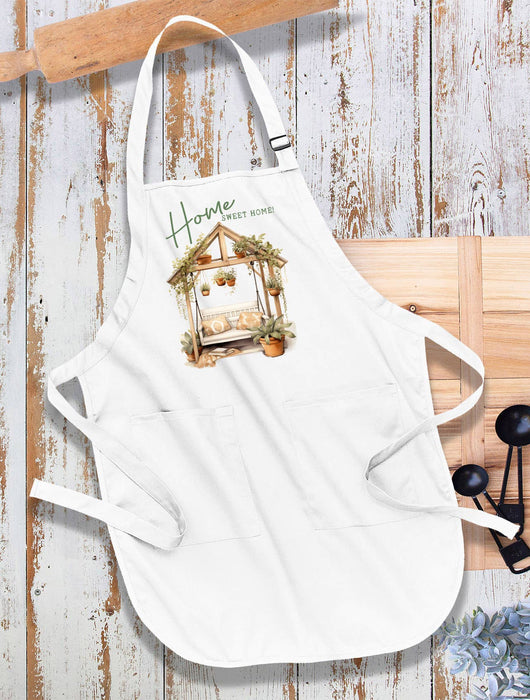 Home Sweet Home Proch Swing Kitchen Cotton Apron