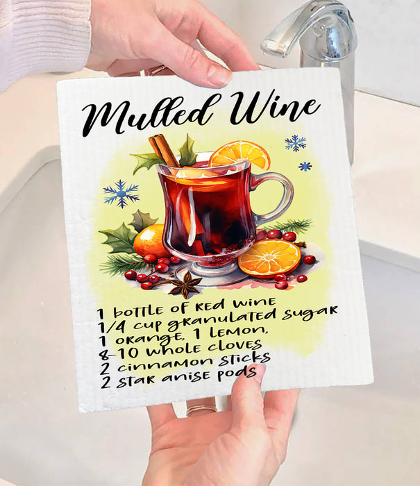 Christmas Cocktail Mulled Wine Recipe Swedish Dishcloth