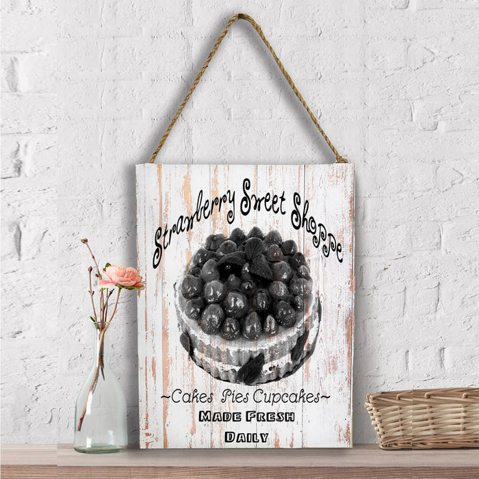 Farmers Market, Strawberries Pie, Wall Decor