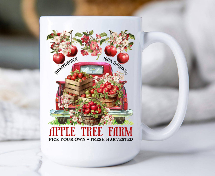 Apple Tree Farm Red Pick Up 15 oz Coffee Mug
