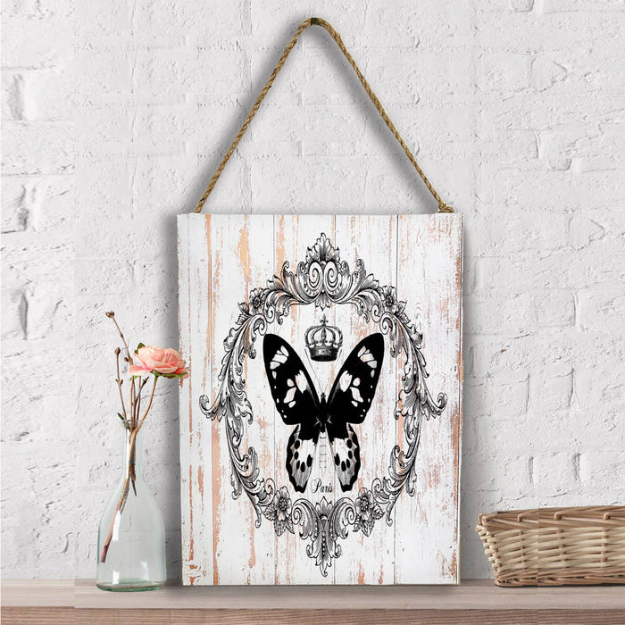 Butterfly Crown Wreath, Wall Decor