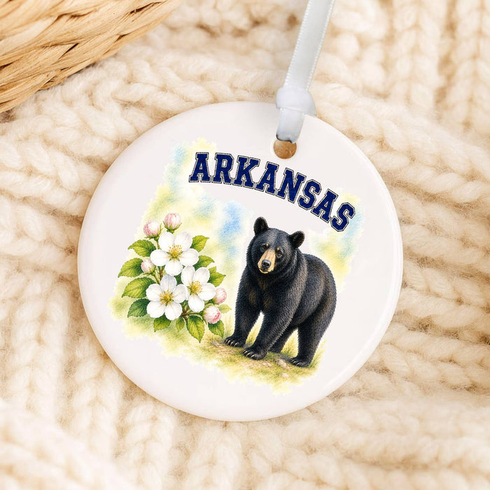 Arkansas State Bird and Animal Ornament
