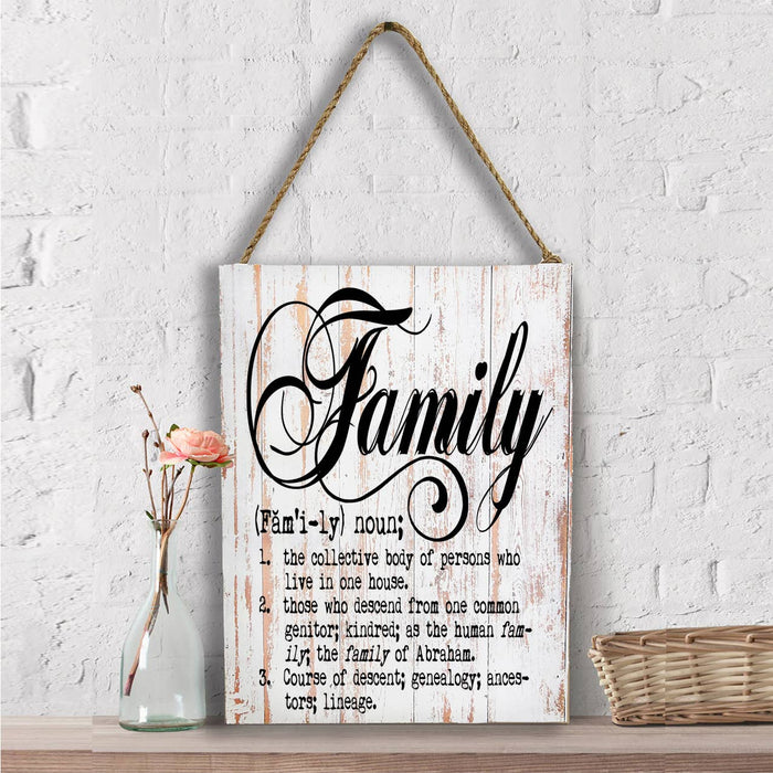 Family Definition, Wall Decor