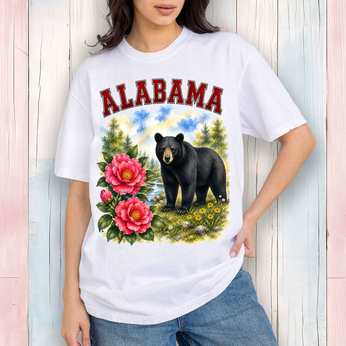 Alabama State Bird and Animal T-Shirt