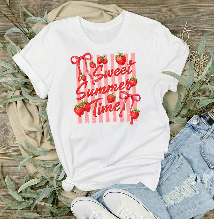 Sweet Summer Time Strawberries T-Shirt