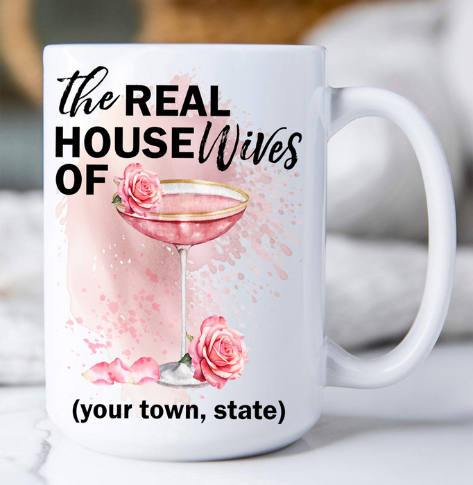Martini The Real House Wifes of Coffee Mug