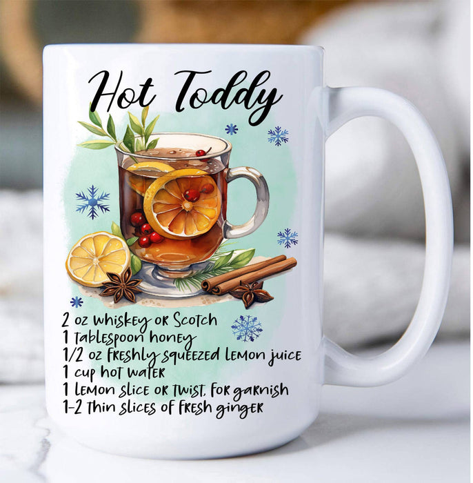 Christmas Cocktail Hot Toddy Recipe Coffee Mug