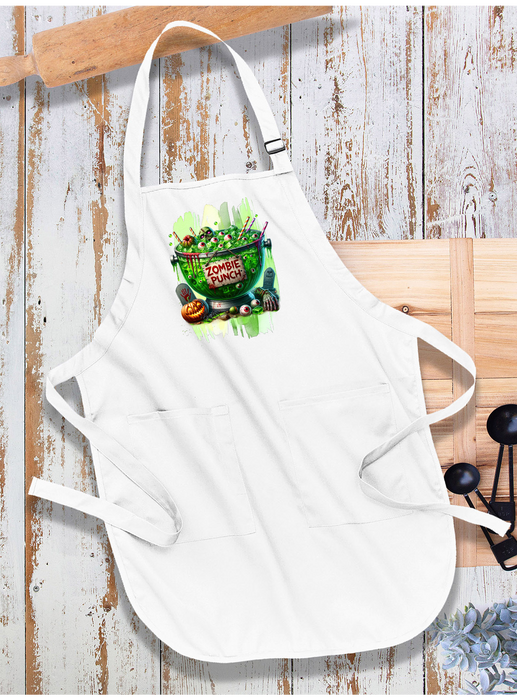 Halloween Zombie Punch Apron