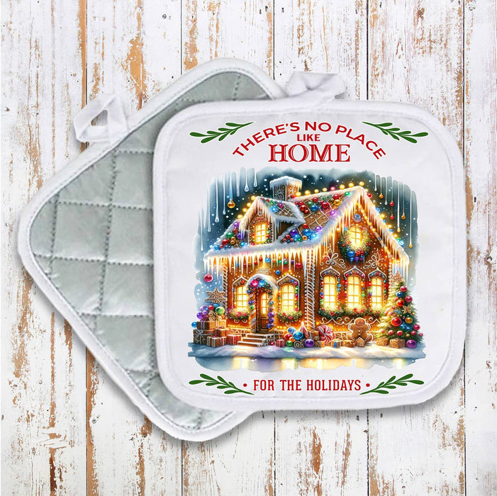 Christmas No Place Like Home Gingerbread Pot Holder