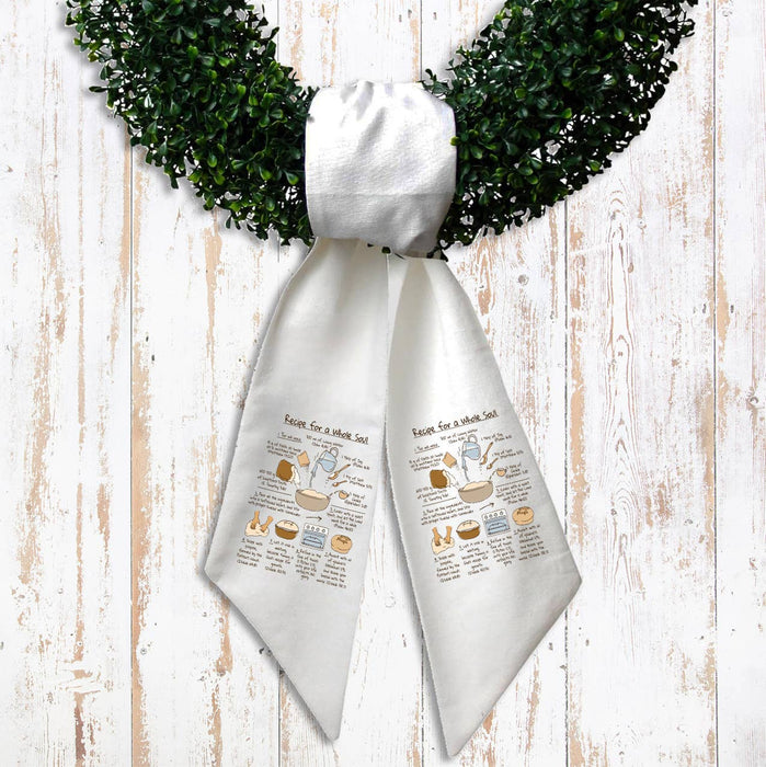 Spiritual Recipe for a Whole Soul Wreath Sash