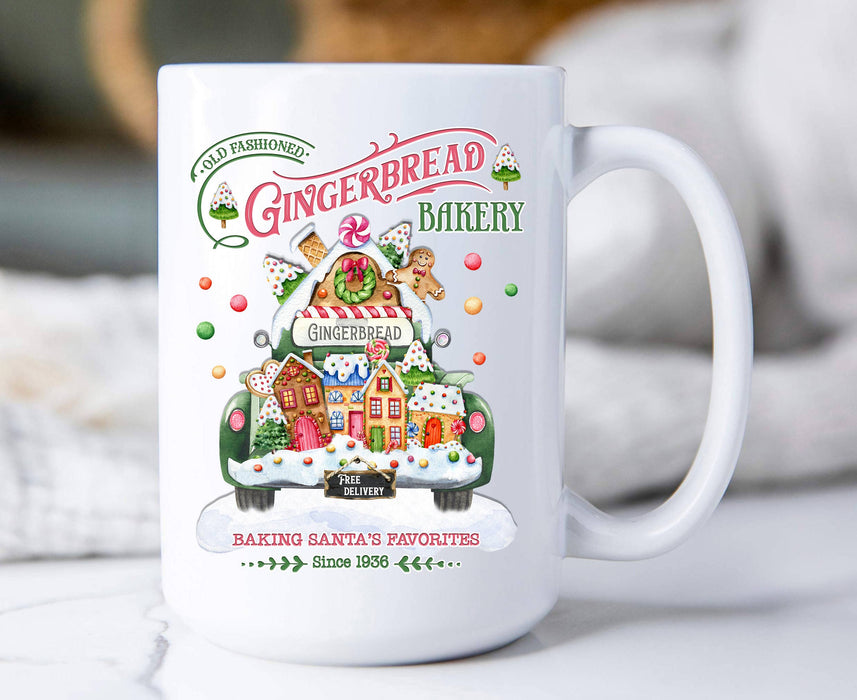 Christmas Gingerbread Bakery Coffee Mug