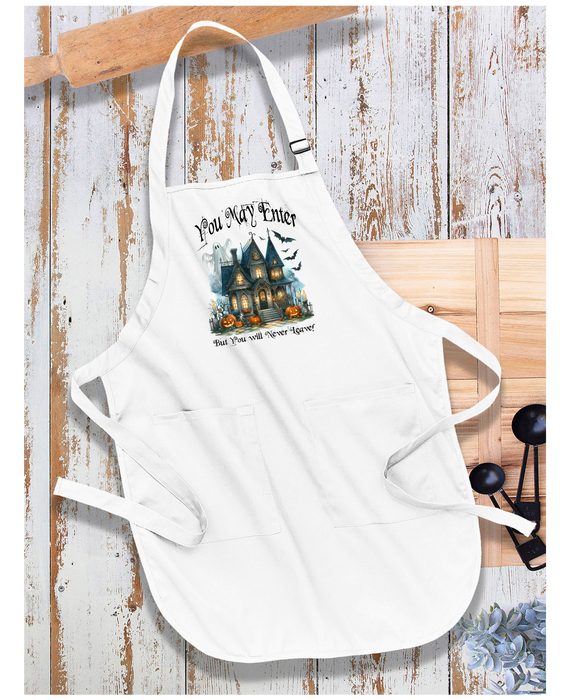 Halloween Hunted House Apron