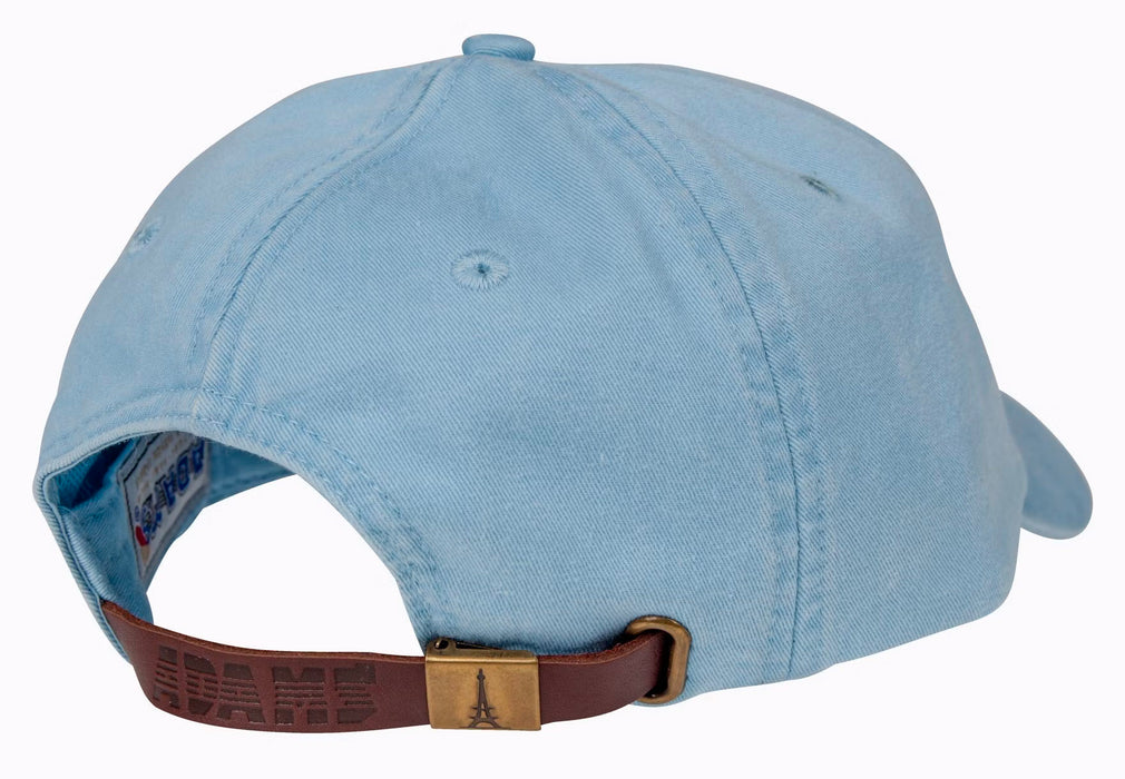 California Poppy Flower Leather Patch Baseball Cap Hat