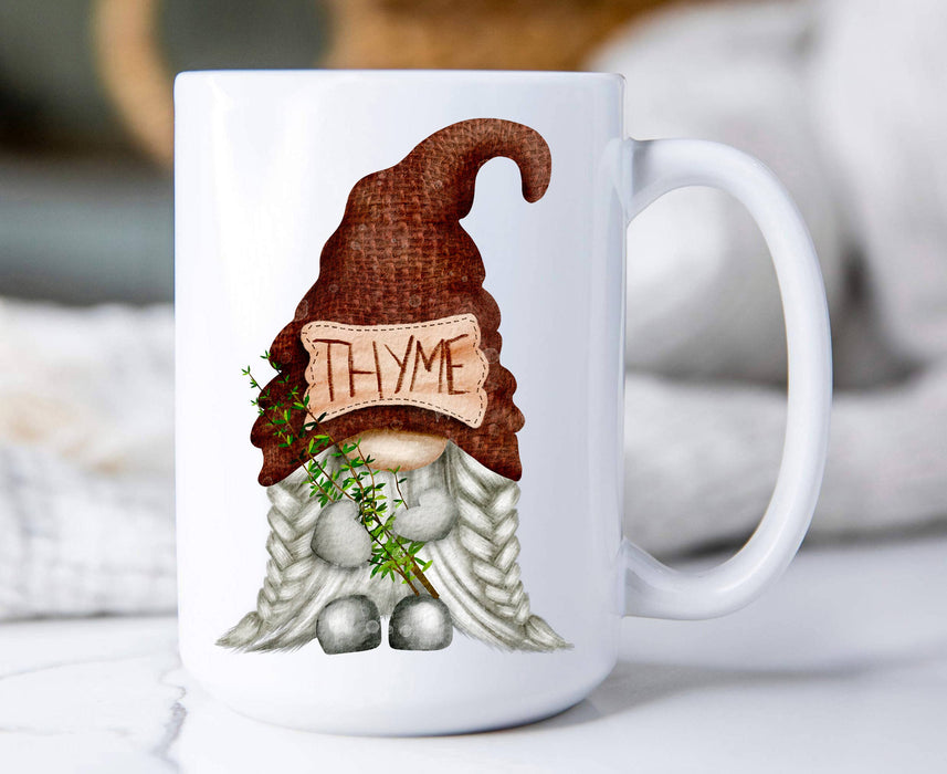 Gnome Herbs Thyme  Coffee Mug