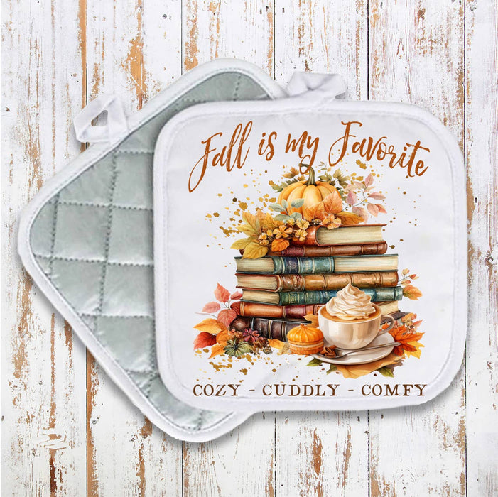 Fall is My Favorite Cozy Cuddly Pot Holder Oven Mitt
