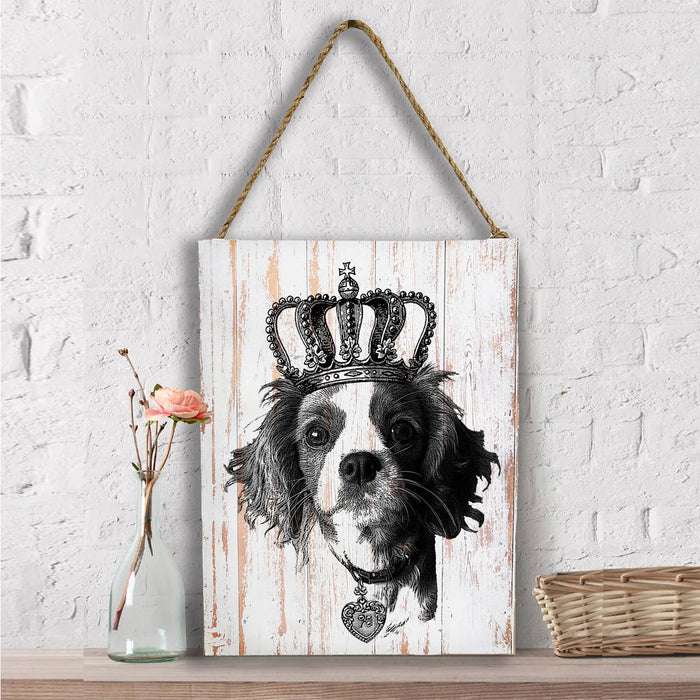 Cavalier King Charles Terrier Dog Crown, Wall Decor