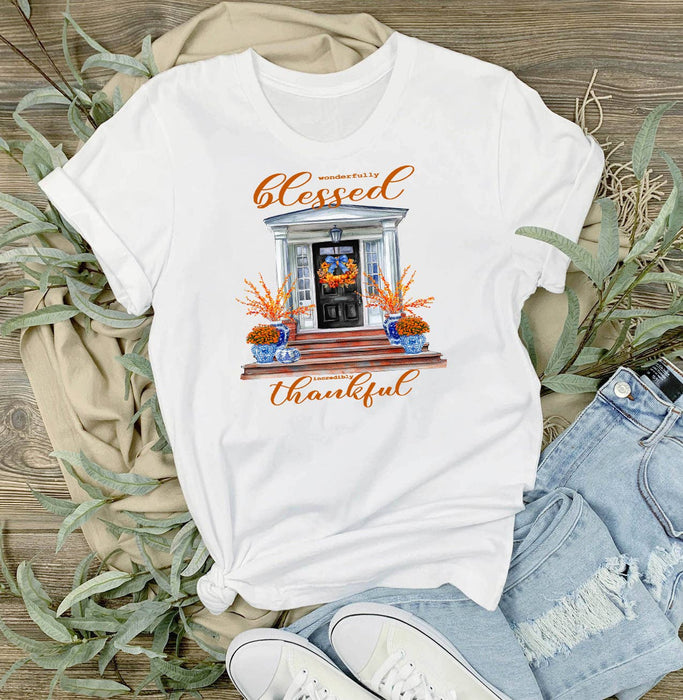 Wonderfully Blessed Front Door Porch T-Shirt