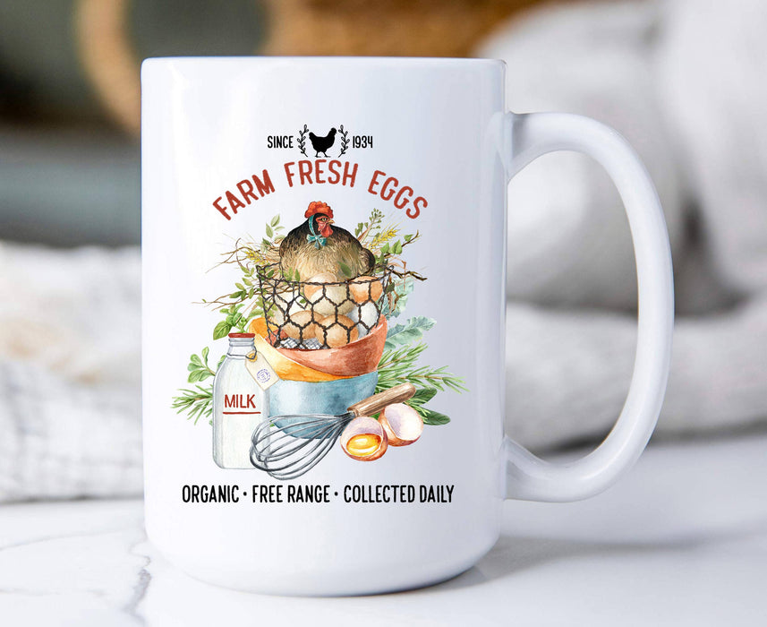 Farm Fresh Eggs Farmers Market Coffee Mug