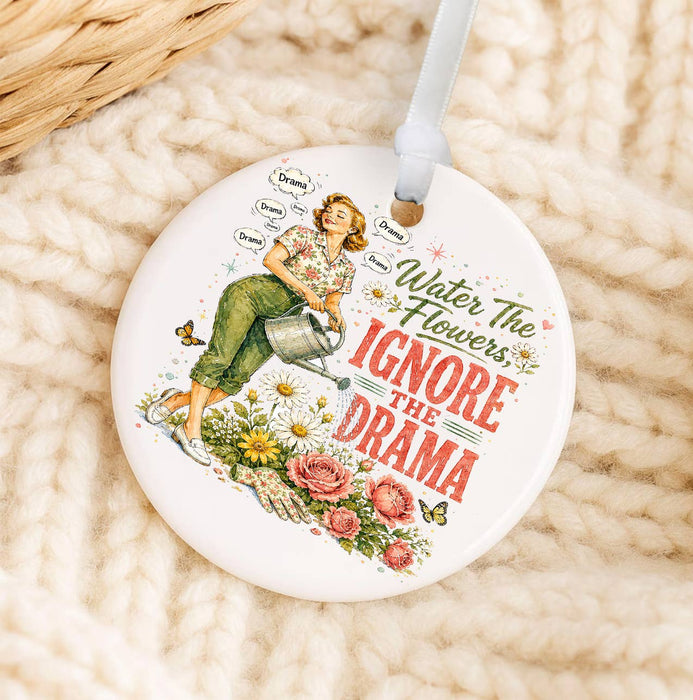 Funny ignore the Drama Ornament