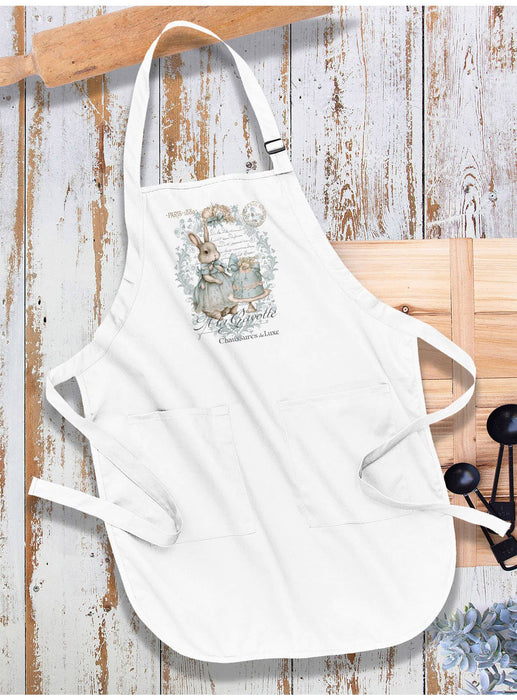 Shabby Chic French Easter Bunny Apron