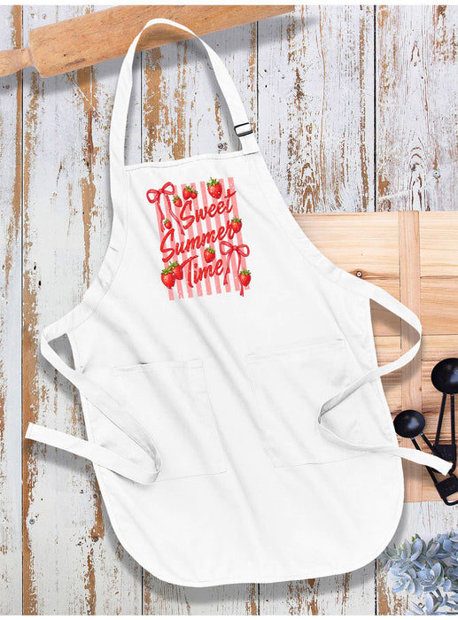 Sweet Summer Time Strawberries Apron
