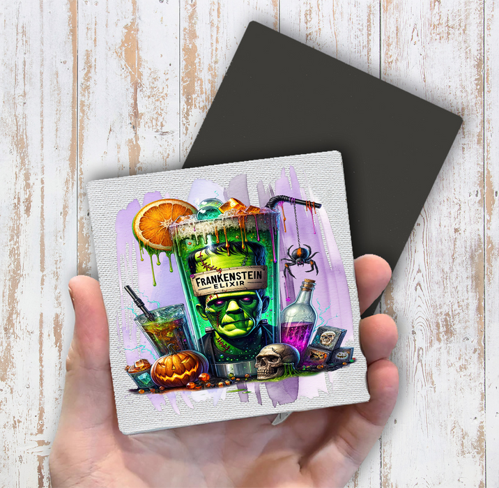 Halloween Frankenstein Elixir Magnet Fridge