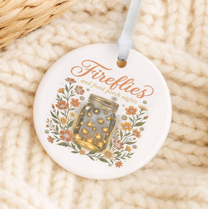 Fireflies Porch Summer Night Ornament