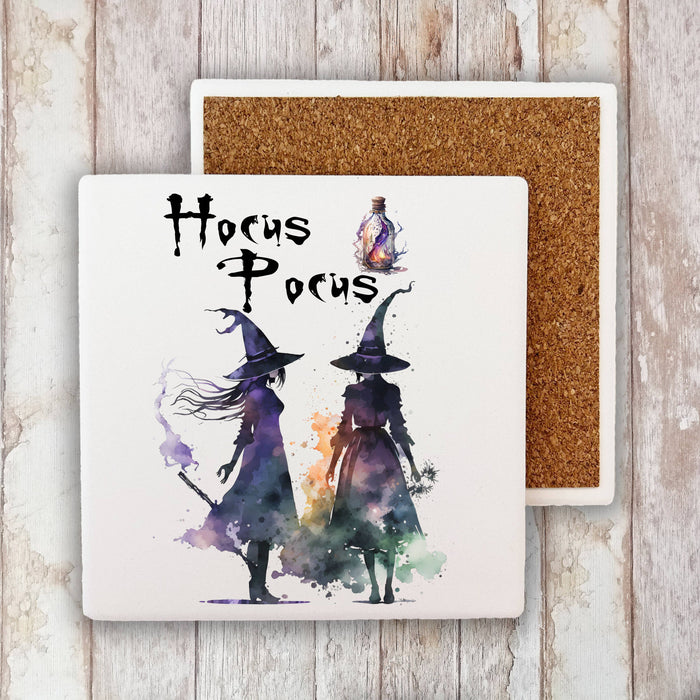 Halloween Hocus Pocus Witches Stone Coaster