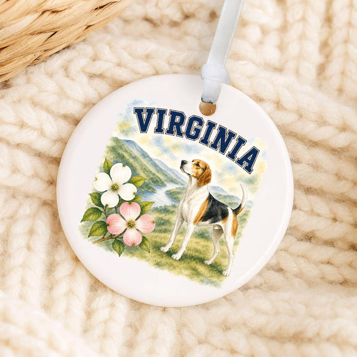 Virginia State Bird and Animal Ornament