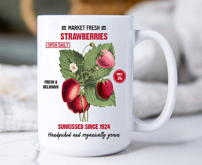 Farm Fresh Summer Strawberries Coffee Mug