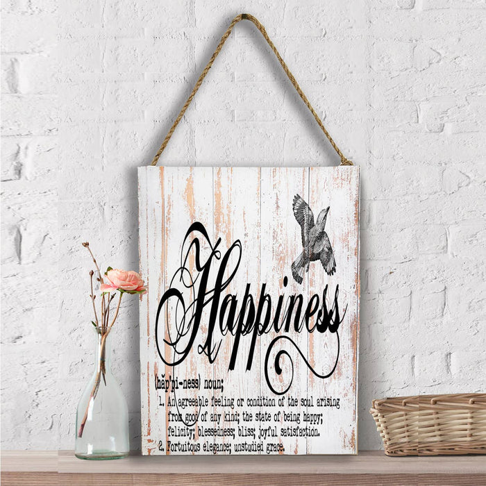 Happiness Definition, Wall Decor